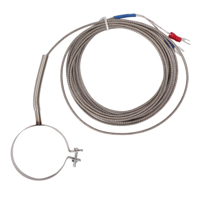 Thermocouple Thread, Industrial Grade Material Temperature Controller Probe Strong Anti Interference Ability High Sensitivity For Industry 1 Meter,2 Meters,3 Meters,4 Meters,5