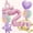 2, variant on 7pcs Castle Princess Car Balloon Set with 32-inch Pink Number Balloon for Birthday and Princess Themed Parties