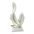 thumbnail image 4 of CoudarTitie Double Feather Statue DIY Home Decoration for Desktop Farmhouse Housewarming White, 4 of 9