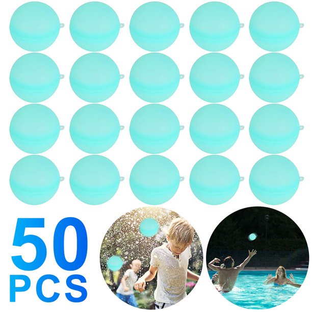 DQrwqpou Absorbente Bomba Verano Reutilizable Juegos para Fiestas en La Piscina (azul Cielo)