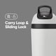 thumbnail image 4 of Owala Kid's Flip 14 oz. Insulated Stainless Steel Water Bottle - Black/Gray, 4 of 4