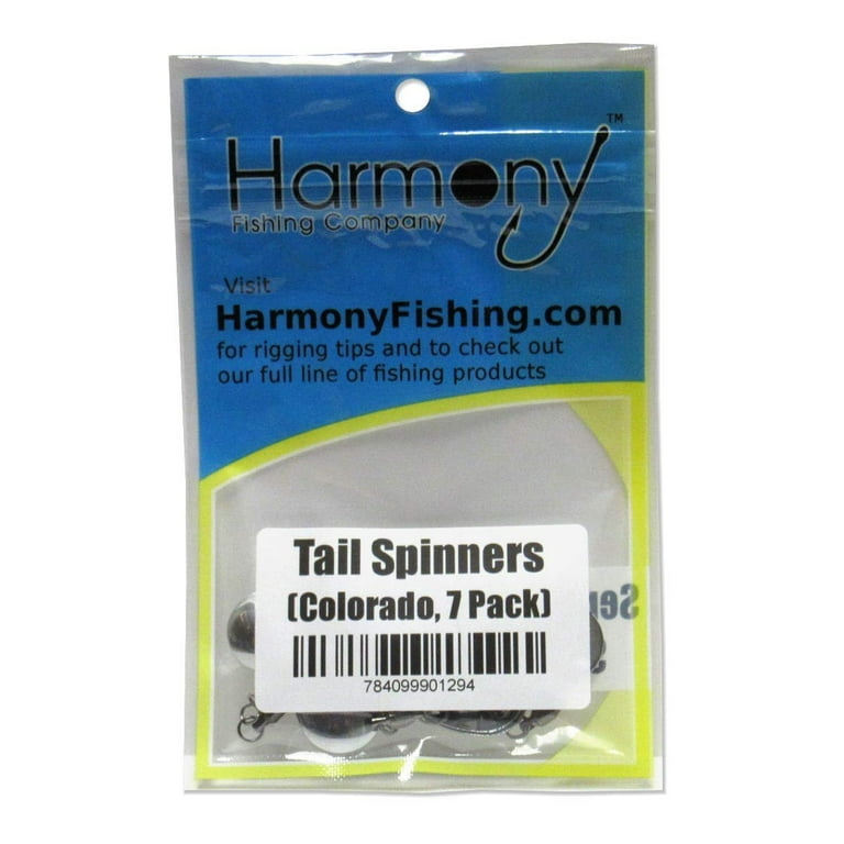 Harmony Fishing - [7 Pack] Colorado Blade Tail Spinners