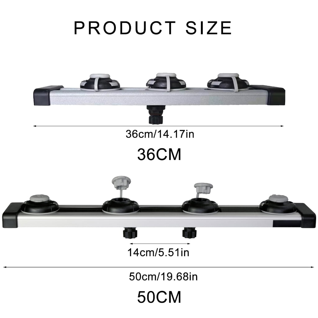 Canoes Kayak Mount Base Fishing Rod Holder Mount Base Kayak Mounting Track Rack Canoes Kayak Accessories