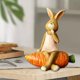 thumbnail image 4 of de , artesanía creativa hecha a mano, escultura de , estatua para estantería, , centro de , decoración Femenino Sunnimix Estatuilla de conejito, 4 of 7