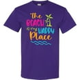 thumbnail image 3 of Inktastic Spring Break the Beach is My Happy Place T-Shirt, 3 of 5