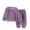 Purple, variant on Esaierr 2PCS Baby Toddler Pullover Split Pajamas Set Kids Flannel Fleece Pajamas Set Boys Girls Shu Cotton Velvet Sleepwear Outfits Loungewear Fall Winter Clothes for 12 Months-8 Years