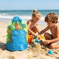 thumbnail image 2 of 1-3PC Mesh Beach Bag Drawstring Backpack Swim Pool Toy Bag Waterproof Breathable Large Capacity Foldable with Zipper Pocket for Swimming Sports Gym Travel Lightweight Adjustable Straps, 2 of 5