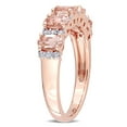 thumbnail image 3 of Everly Women's Morganite 14k Rose Gold Ring, 3 of 8