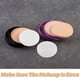 thumbnail image 2 of 100pcs Powder Puff Refill: Makeup Sponges Blending Puff Liner Only - Replacement Applicator Pads Cores for Loose Powder and Foundation, 2 of 3