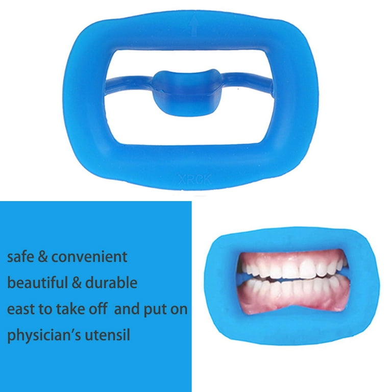 BE TOOL 1 2 5Pcs Dental Mouth Opener Dental Cheek Retractor for Teeth Whitening Mouthguard Blue Pink