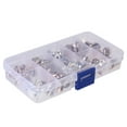 thumbnail image 1 of KAKOWELY plastic button 1 Box Faux Pearl Buttons Round Button Sewing Crafts for Clothes Shirts Suits (Style E, 100pcs/Box)0.45"X0.45"X0.31", 1 of 5