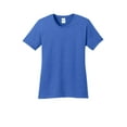 thumbnail image 5 of Port & Company Ladies Core Cotton Tee-3XL (Royal), 5 of 6