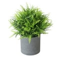 thumbnail image 2 of Travelwant Mini Artificial Plants Fake Plants Faux Green Bonsai Potted Faux Green Grass Fake Grass Plant Topiary Shrubs with Pots for House, Farmhouse, Bathroom, Office, Home Decor, 2 of 2