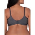 thumbnail image 4 of Fruit of the Loom Women's Unlined Underwire Cotton Stretch Extreme Comfort Bra, Style FT920, 2-Pack, 4 of 7