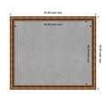thumbnail image 4 of Amanti Art Manhattan Bronze Framed Magnetic Board 53 x 45 in., 4 of 7