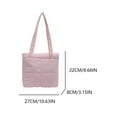 thumbnail image 3 of Bolso Mano 8053Bolso Tote Cuadros Nylon Gran Capacidad () Rosa, 3 of 9