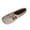 Khaki, variant on Womens V Cut Slip On Flat Shoes Lightweight Faux Leather Loafers Comfortable Casual Flats for Work Travel