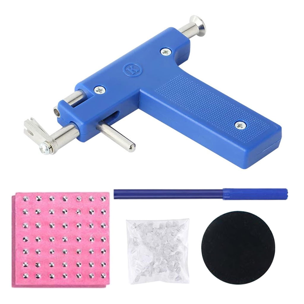 Professional Ear Nose Navel Body Painless Piercing Sterile Gun Piercer Tool Set