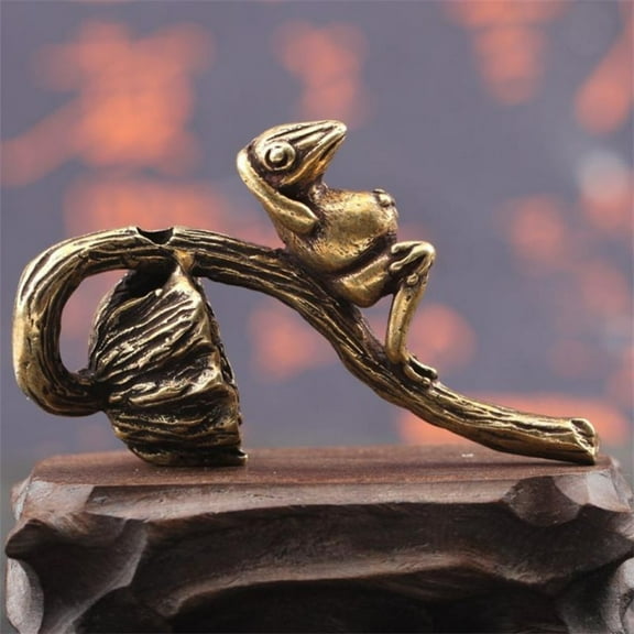 Frog Incense Holder Burner Ornament for Sandalwood Agarwood Stick Incense Tea Room Home Decor Meditation Accessory