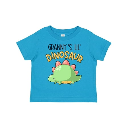 

Inktastic Granny s Lil Dinosaur with Cute Stegosaurus Gift Toddler Boy or Toddler Girl T-Shirt
