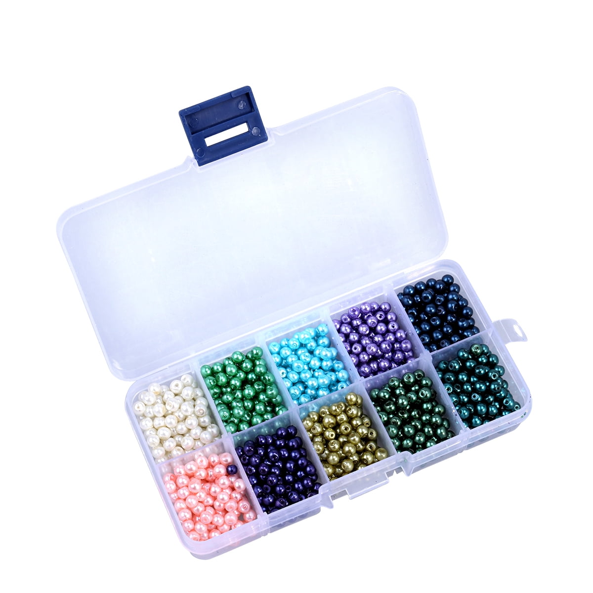 1000pcs 10 Colors Imitation Pearl Beads for Jewelry Making Crafts Kids ...