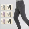 thumbnail image 2 of XBASW Kids Youth Thermal Pants Fleece Lined Leggings Winter Three Layer Thickened Warm Bottom for Boys Girls Size 3-17 Years, 2 of 12