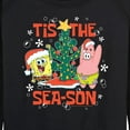 thumbnail image 3 of SpongeBob SquarePants - Tis The Season - Women's Lightweight French Terry Long Sleeve Shirt, 3 of 6