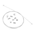 thumbnail image 6 of Liukekj 1 Set Stainless Steel Motorcycle Cable Repair Kit Universal Bike Brake Cable Housing Kit Motorcycle Cable Replacement for Inner Clutch Cable Repair, 6 of 10