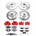 thumbnail image 2 of PowerStop Front and Rear Z23 Evolution Sport Brake Pad and Rotor Kit with Red Powder Coated Calipers Fits: FORD Select Models KC8541, 2 of 7