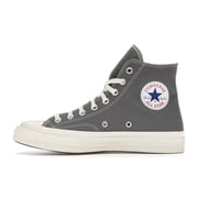 Converse unisex Chuck Taylor All Star 70 Hi Comme des Garcons PLAY Grey Casual Shoe