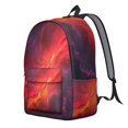 thumbnail image 2 of Colorful Starry Sky and Universe Backpack for School, Cute School Bag with Adjustable Shoulder Straps and Padded Back, 15.7"x11.8"x5.5", 2 of 5