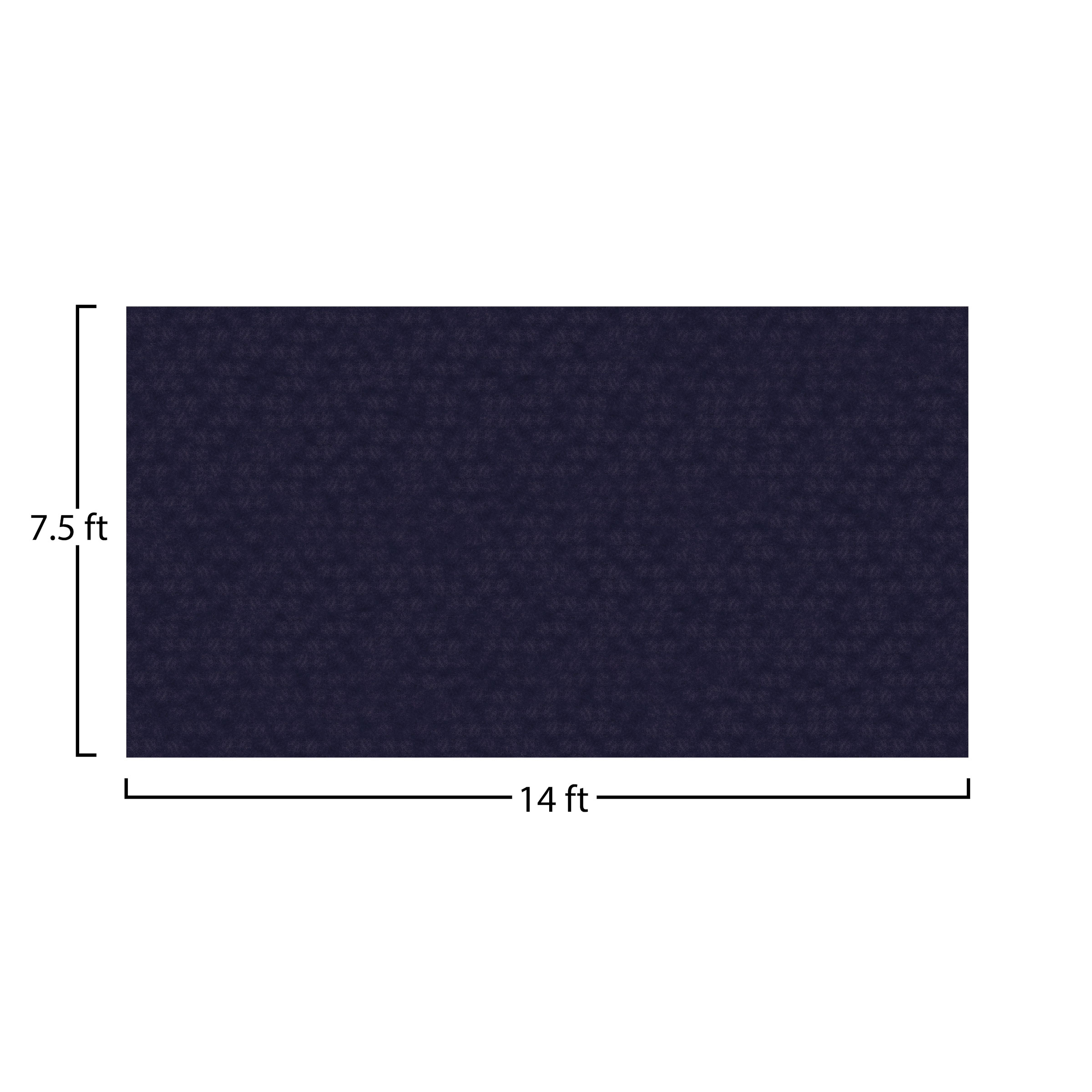 G-Floor Drip & Dry Indoor Outdoor Absorbent Floor Mat (7.5' x 14') in Blue
