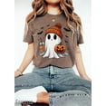 thumbnail image 3 of Comfort Colors 1717 Halloween Ghost Pumpkin Graphic T-Shirt Unisex Casual Tee - Gift for Halloween, 3 of 4