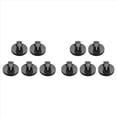 thumbnail image 1 of 10X Perilla de Rango Fogon de Gas de Plastico de Cocina Control del Horno Perilla Giratoria Negro, 1 of 1