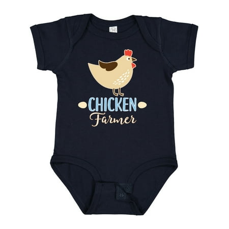 

Inktastic Chicken Farmer Gift Baby Boy or Baby Girl Bodysuit