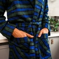 thumbnail image 5 of NORTY Mens Bathrobe Soft Brushed Cotton Blend Flannel Bath Robe, 5 of 19