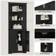63.7“H Tall Corner Corner Storage with 2 Doors and 3