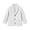 White, variant on StSilkitty Boys Girls Casual Blazer Jacket Long Sleeve Lapel Collar Corduroy 3 Button Suit Jacket Coat with Pockets