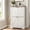 Blanc, variante sur Semiocthome Armoire à Chaussures Style Ferme avec 2 Tiroirs Basculants, Armoire à Chaussures Étroite Autoportante pour Entrée, Blanc, 31,5 Pouces