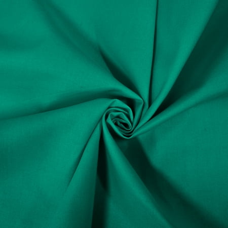 Shason Textile Poly Cotton (3 Yards Cut) x 44" Craft Projects Quilting Precut Fabric, Teal