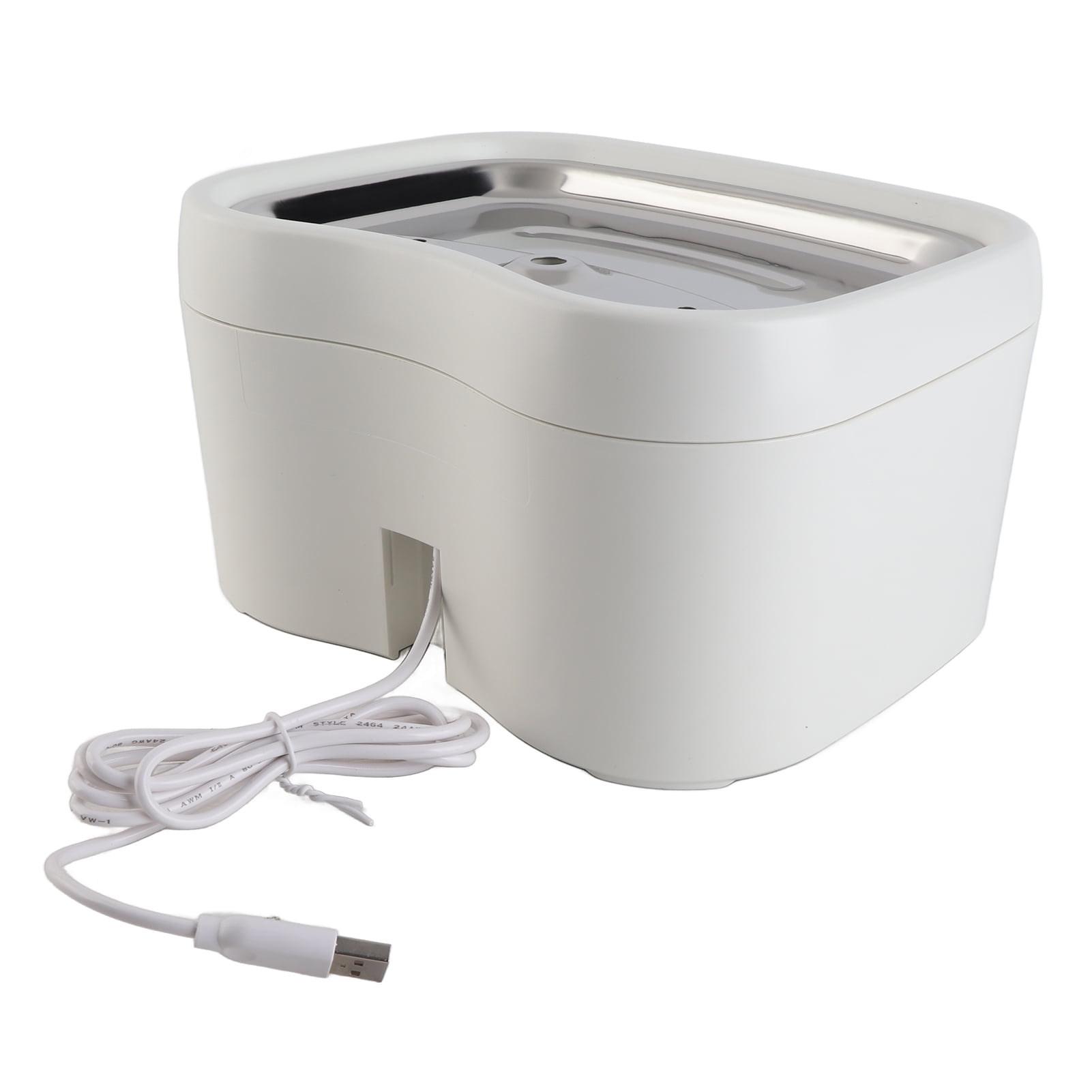 Cat 2.5L Cat Water Fountain Stainless Steel Pet Water Dispenser For Drinking Wired Automatic Cat Water Fountain With Water Level Window