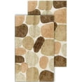 thumbnail image 4 of Chesapeake  Pebbles 2pc Bath Rug Set Khaki 20"x32" & 20"x32" Same Size Set, 4 of 6