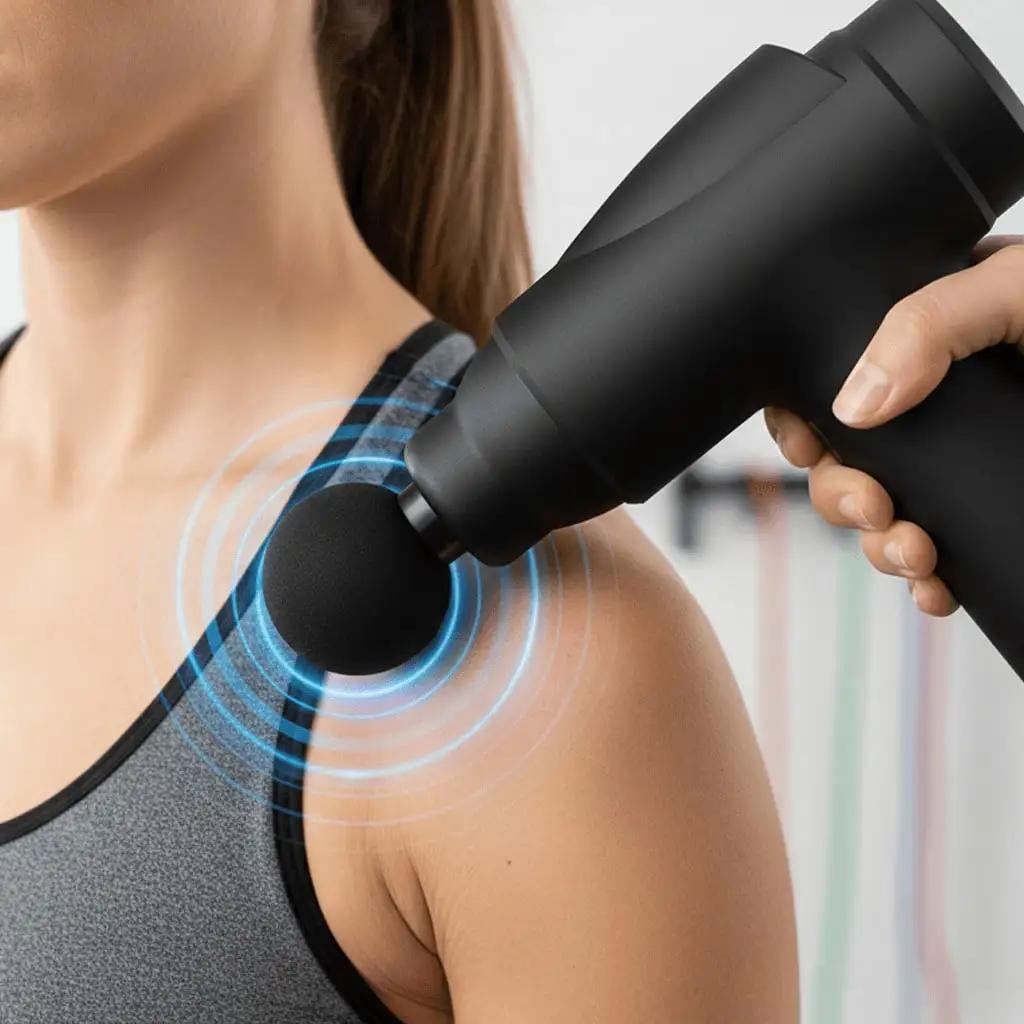 Upgraded Massage Gun: 6/32-Speed Deep Tissue, 4 Heads - Full-Body Relaxation For Fitness/Exercise (Mini & Standard Versions)