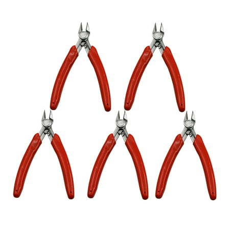 

Diagonal Plier 5pcs Stainless Steel Diagonal Plier Electrical Wire Cable Plier Cutters Cutting Side Snips Flush Pliers Nipper Hand Tools