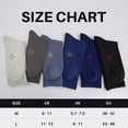 thumbnail image 6 of Mens Dress Socks, AMITOFO Cotton Breathable Pattern Socks with Non-Binding Loose Top, Classic Mid Calf Socks for Office and Business Wear, 6 Pairs, 6 of 8
