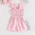 thumbnail image 4 of Placlothes Cute Pink Cotton 2 Piece Skirt Outfits For Girls With Bow Solid Sets Little Girls And Big Girls Size 5 T Summer Fall Birthday Kids Tops And Skirt, 4 of 7