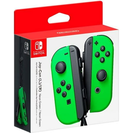 Nintendo - Joy-Con (L/R) Wireless Controllers for Nintendo Switch - Neon Green
