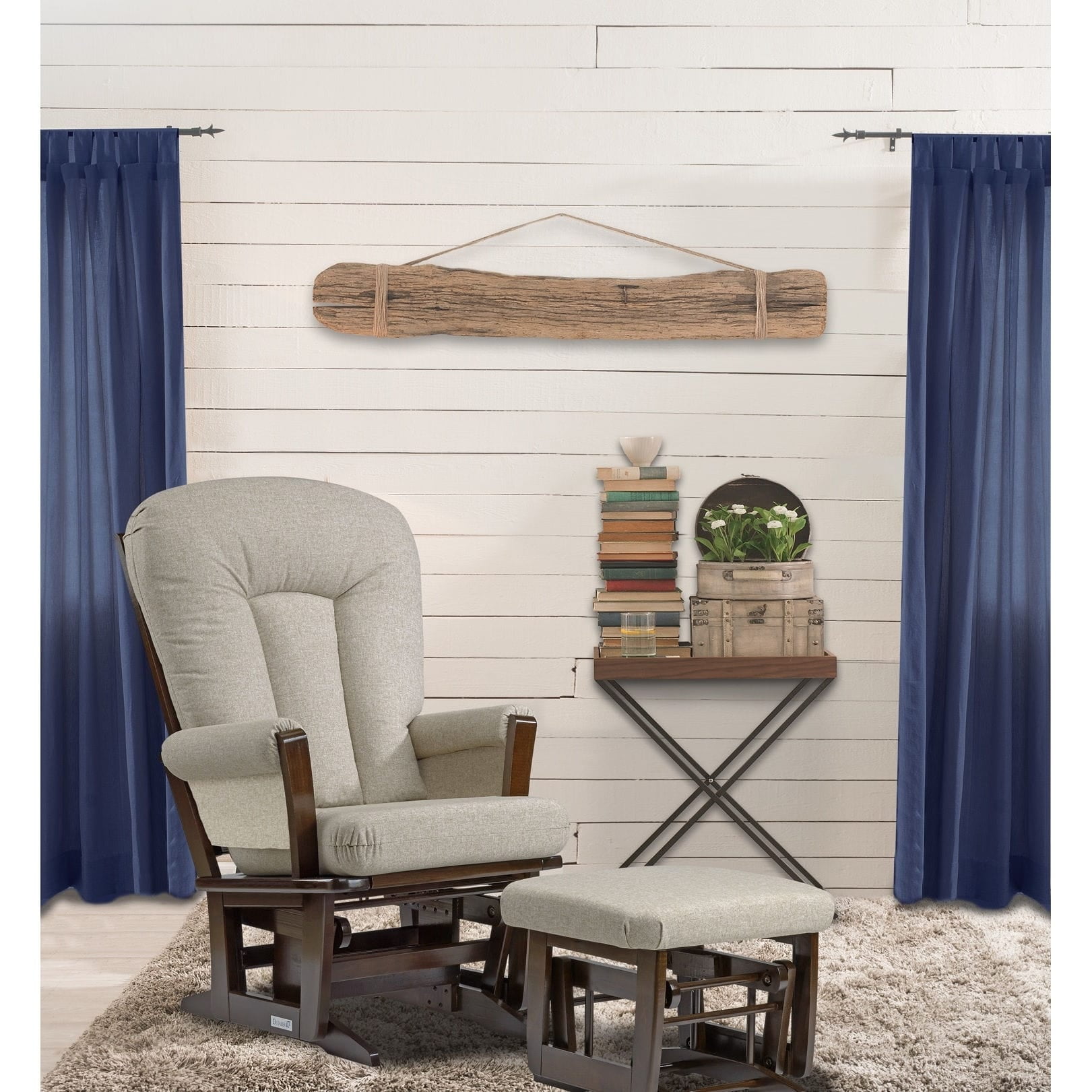 dutailier modern glider and ottoman