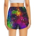 thumbnail image 4 of Haiem Bright Universe Women's 2 in 1 Running Shorts - Lightweight Athletic Workout Gym Yoga Breathable Sports Shorts Liner with Phone Pockets-XX-Large, 4 of 9