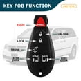 thumbnail image 5 of AKS KEYS New Replacement for Dodge 2008-2019 Fobik Key 6B IYZ-C01C / M3N5WY783X (2 Pack), 5 of 6